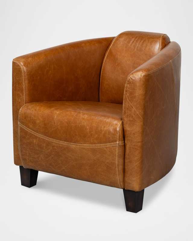 Mandy Leather Arm Chair